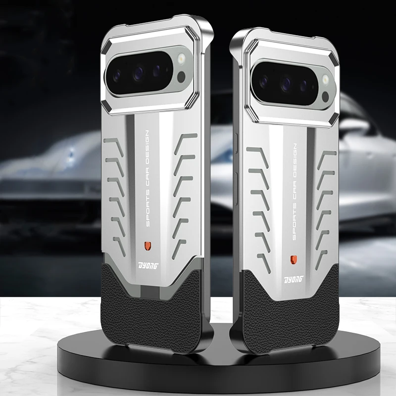 

NO Frame Metal Aluminium Alloy Shockproof Phone Cover For Google Pixel 9 Pro XL Case