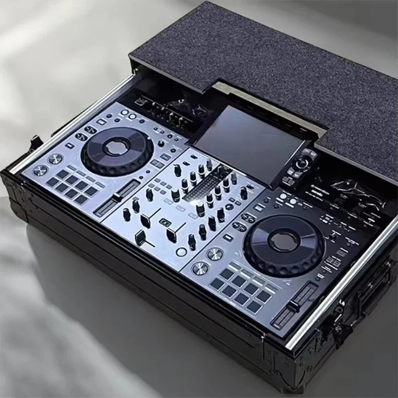 Aluminum Alloy DJ Equipment Case Flight Storage Case with Foam Metal OEM Supported for DJ club party