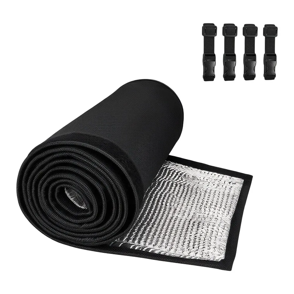 AC Pipe Insulation Cover For HVAC Copper Lines, 5-Layer Waterproof Outdoor Sleeve With Aluminum Foil & Oxford Cloth