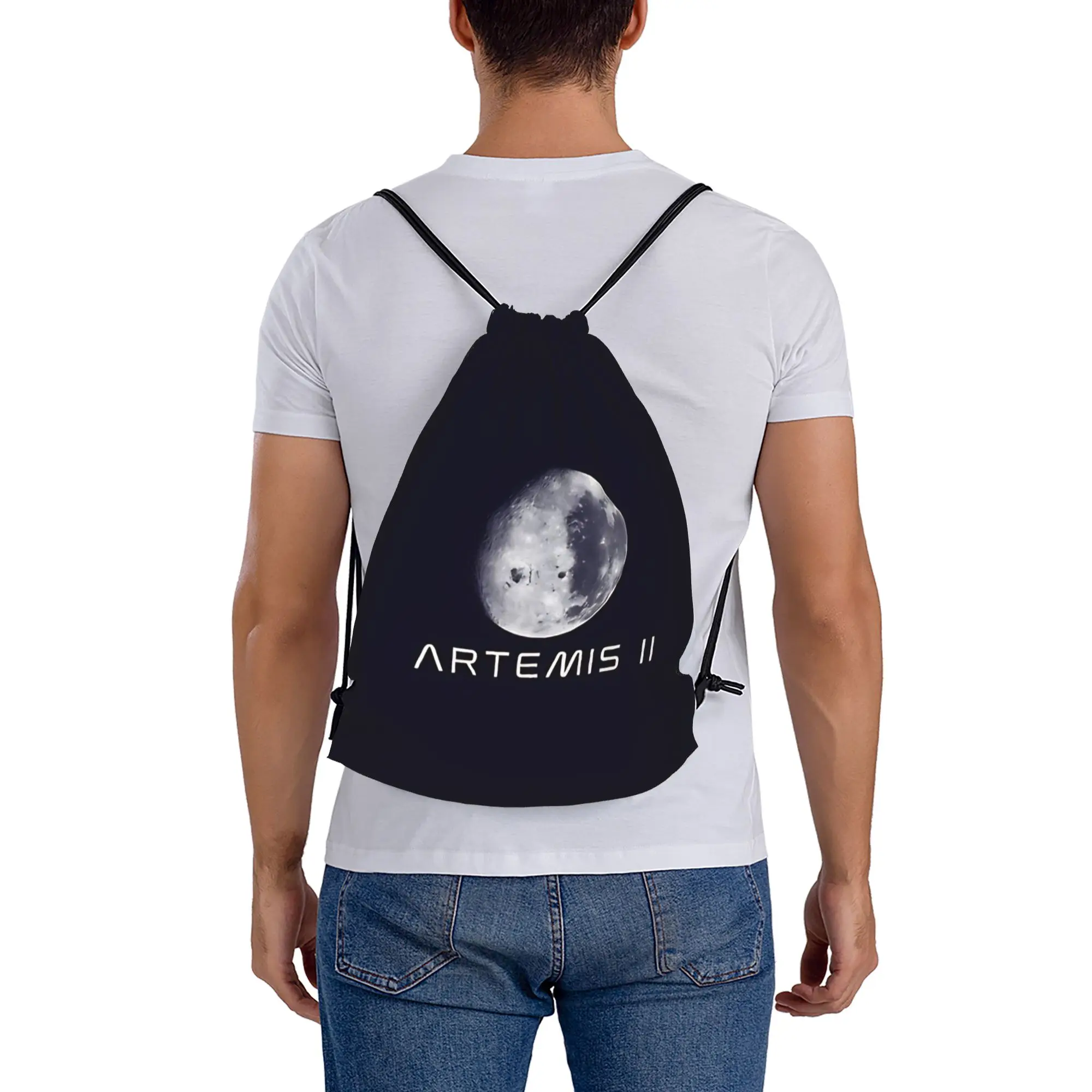 2026 Artemis II 13  Drawstring Bags Hiking Unisex Storage Organize Bundle Pocket Rope Bag