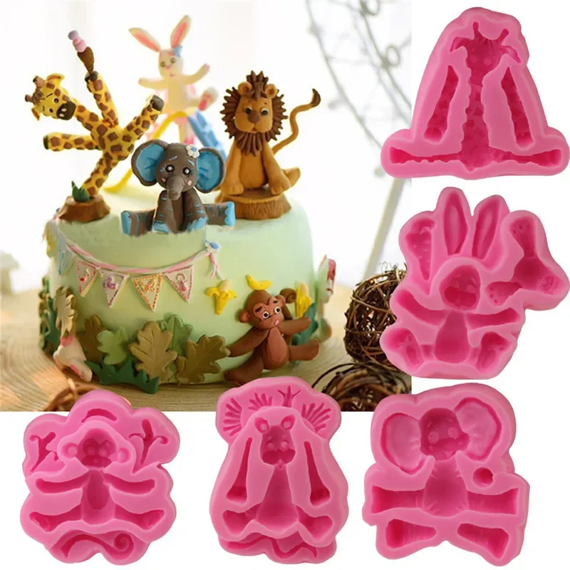 

Cartoon Animal Rabbit Carrot Cake Mold Silicone Bake Fondant Moulds Cupcake Soap Chocolate Decoration Baking Tool FQ3422