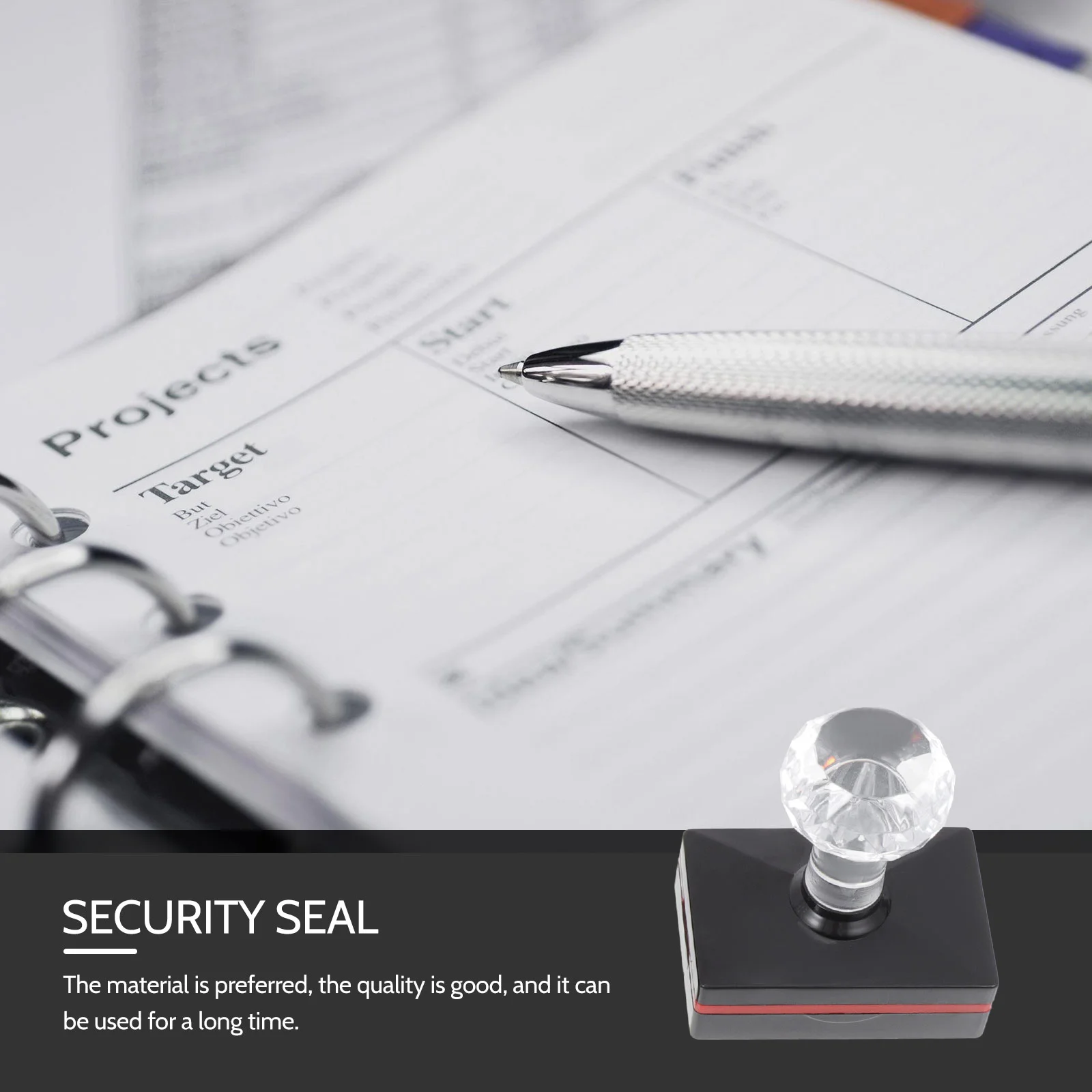 Photosensitive Stamp Emblems Mat for DIY Pad Seal Cutom Flag Red Plastic Custom Sign