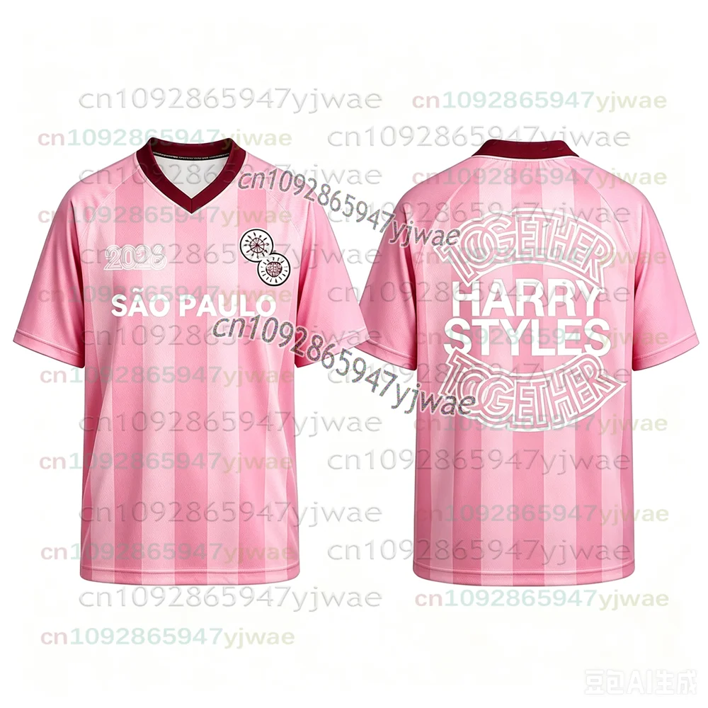 2026 Hot Together Concert Jersey Men's Women's T-Shirt Harry Styles Fans Merch City Summer/Autumn V-Neck Short Sleeve Tee Tops