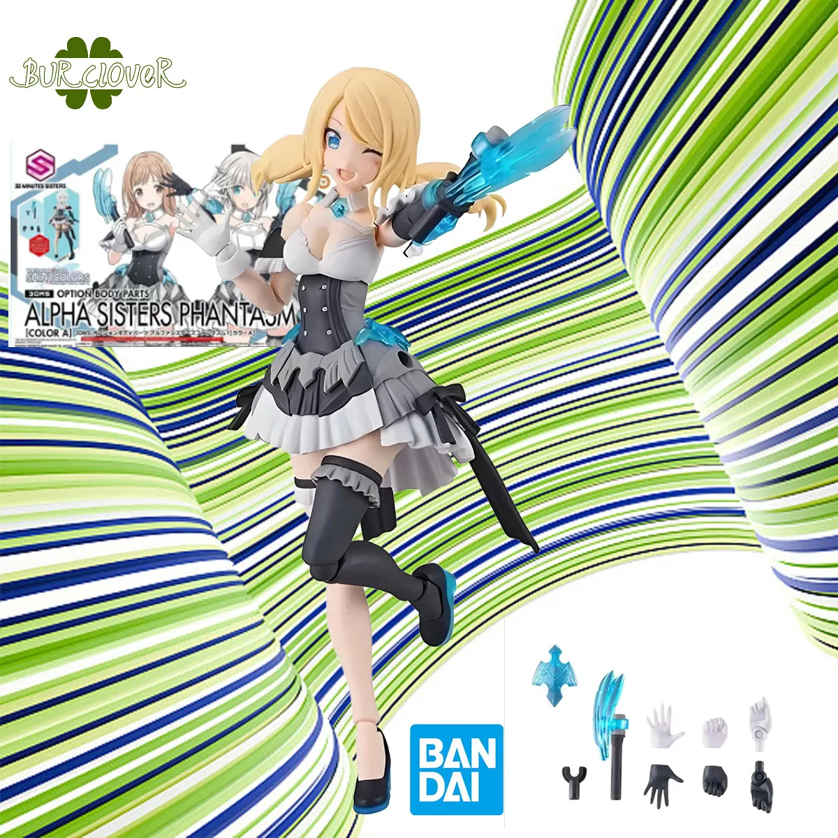 

In Stock Genuine Bandai 30MS ALPHA SISTERS PHANTASM1 (COLOR A) MODEL KIT Action Figure High-quality Collectible Gift Toys