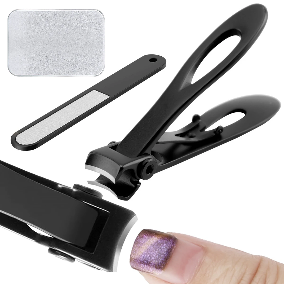 Wide Jaw 15mm Openning Nail Clipper Thick Nail Cutter Stainless Steel Manicure Tools Nail Cutter Trimmer Manicure Scissors