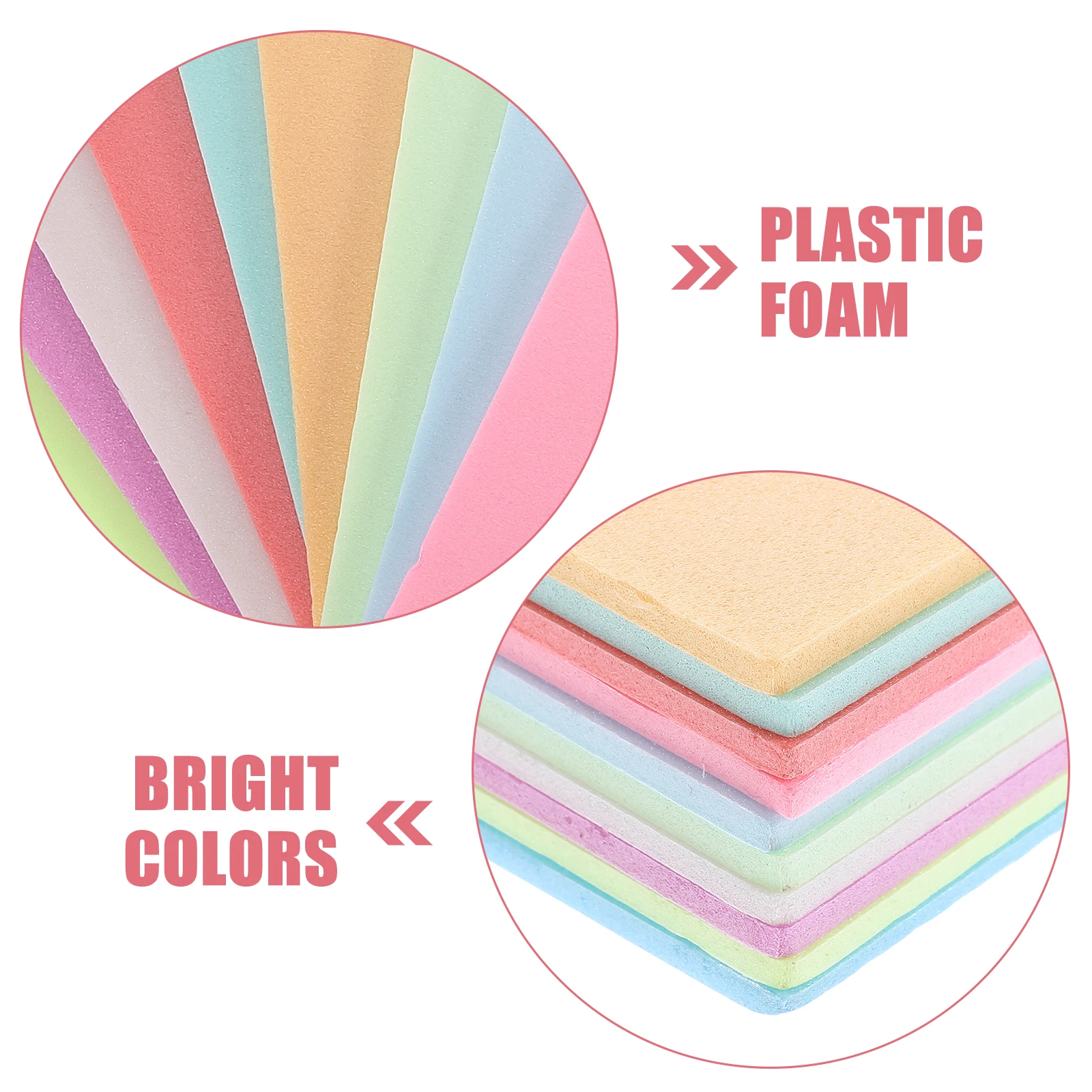 10 Sheets Foam Paper Blow Molded Cardboard Diy Foams Project Handmade Materials Drawing Pad for Kids Reading Writing Toy Child