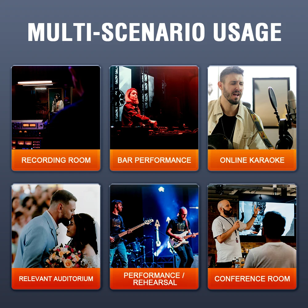 AFS32CH Rackmount Digital Music Console Mixer Stage Performance 5-Band EQ Singing Tool mit WIFI-Verbindung Langlebiges Metall