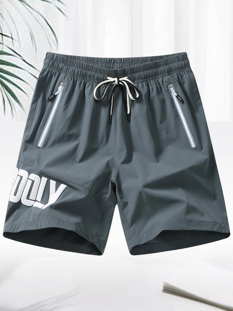 سريعة الجافة السراويل الرجال رياضة الرباط تشغيل السراويل رقيقة تنفس تمتد عداء ببطء السراويل الرجال Sweatpants الصيف سستة جيوب #1