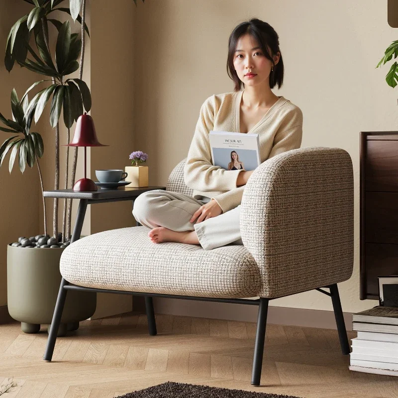 

Single sofa creative single chair home study reading sofa designer lazy chair balcony tea chair