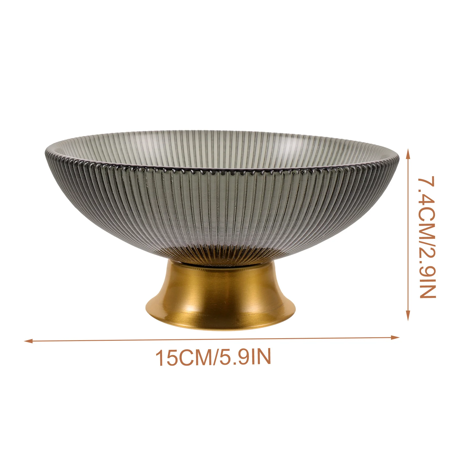 

Glass Fruit Bowl Elegant Serving Plate for Kitchen Parties Wedding Food Display Storage Tray Fruit Plates