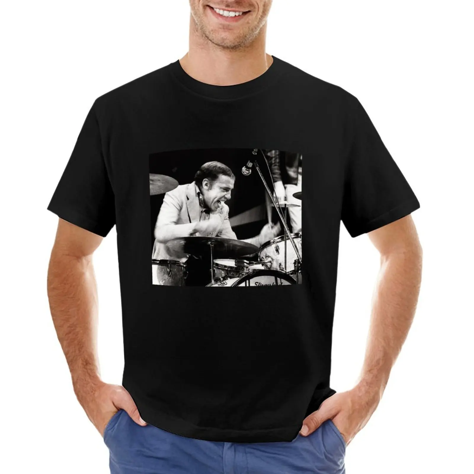 Buddy Rich T-Shirt custom t shirt plus sizes anime cotton t shirt men