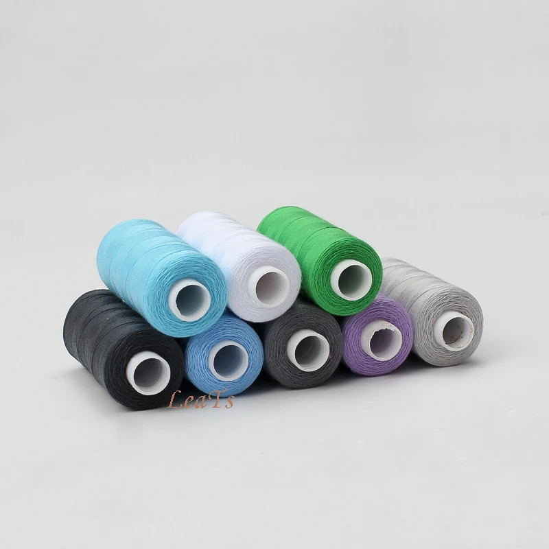 Household Multi-Color 402 Sewing Thread Hand Sewing Diy Polyester Thread Sewing Accessories Embroidery Spools Stitch 6PCS/Set