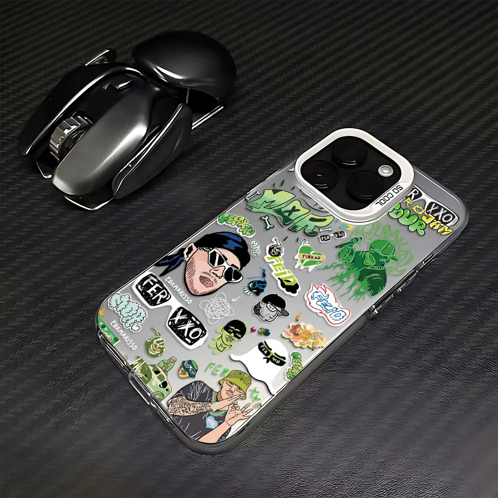 Feid Nitro Jam Ferxxo حافظة لهاتف سامسونج جالاكسي A16 A06 A35 A55 A25 A05S A15 A54 A34 A24 A14 A05 A04 4G 5G غطاء خلفي غير لامع