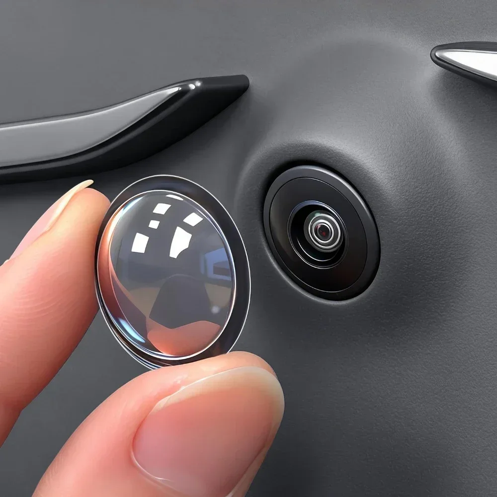 Car Camera Protective Cover 2Pcs/set Car Camera Lens Protective Film Automobile Rear View Reversing Camera Cover For Vehicle