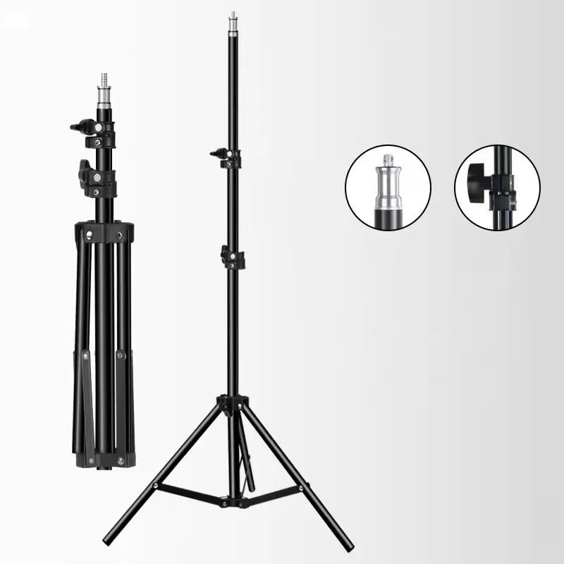 

1.6M 2.1M Heavy Duty Metal Alloy Light Stand Tripod For Photo Studio Softbox Video Flash Reflector Lighting Background Stand