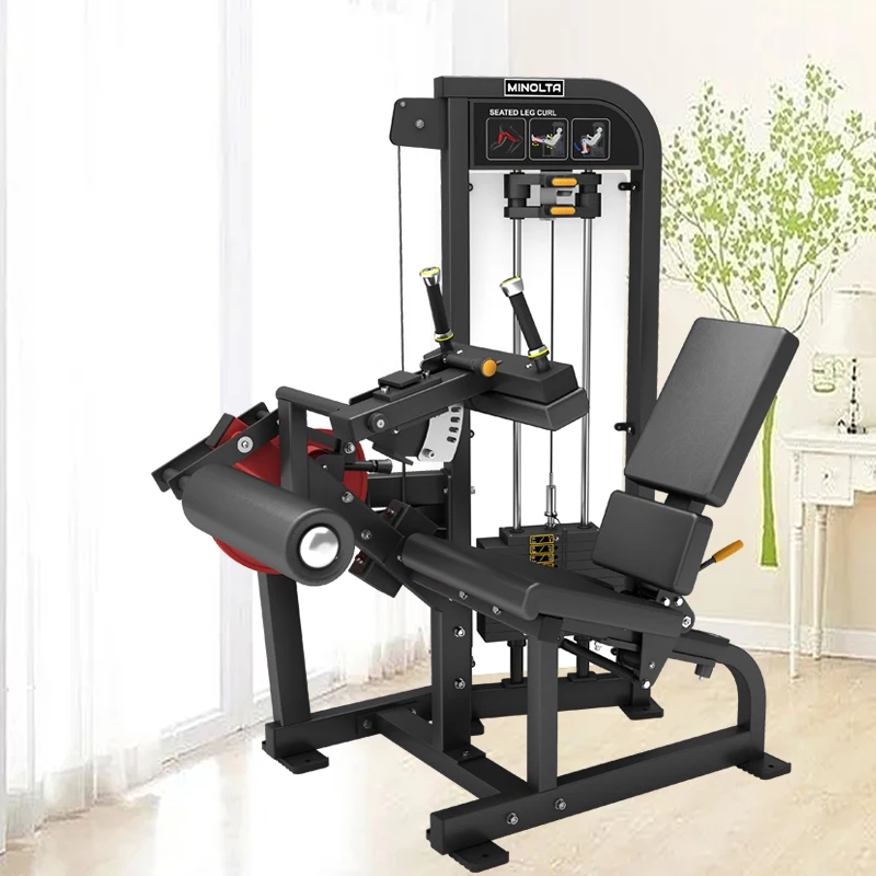 GYM Strength Equipment Seated Leg Curl Extension Machine With Weight Stack