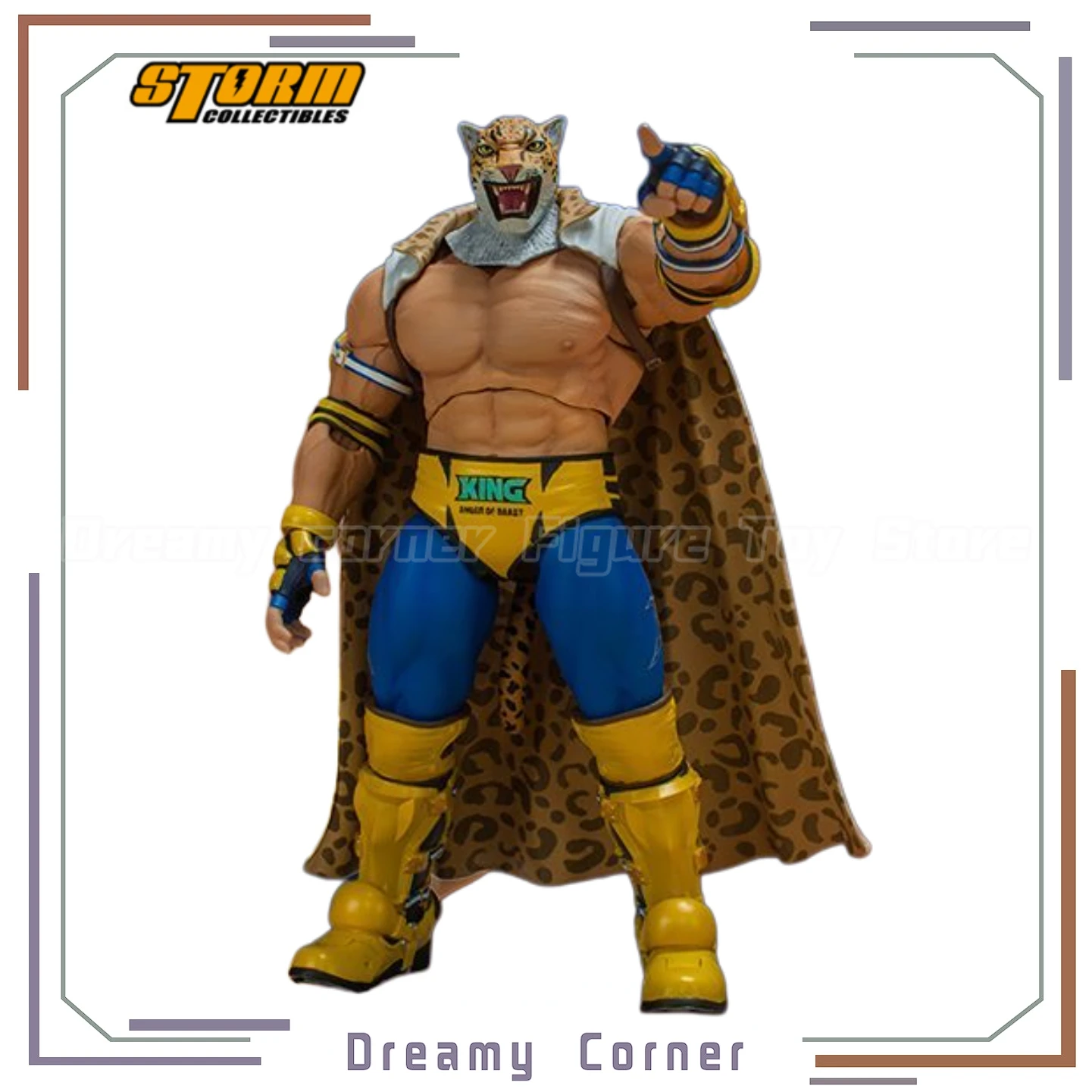 

【In Stock】Original STORM COLLECTIBLES Tekken KING 1/12 Action Doll Toys Model Gifts