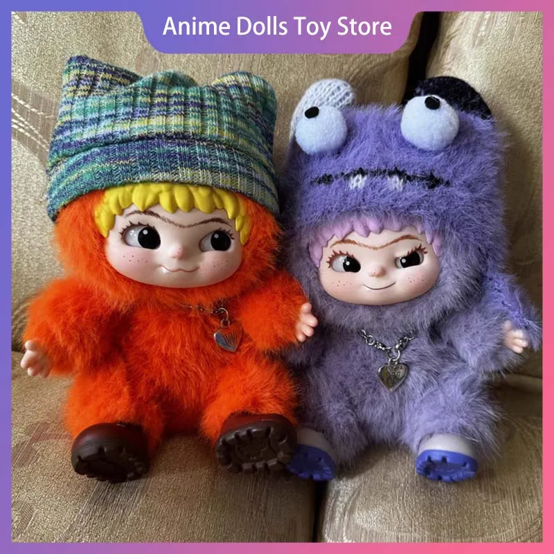 

Genuine Wakuku Fuzzy Trendy Fun Party Series Blind Box Kawaii Vinyl Doll Figure Cute Backbag Pendant Toy Birthday Gift Kid