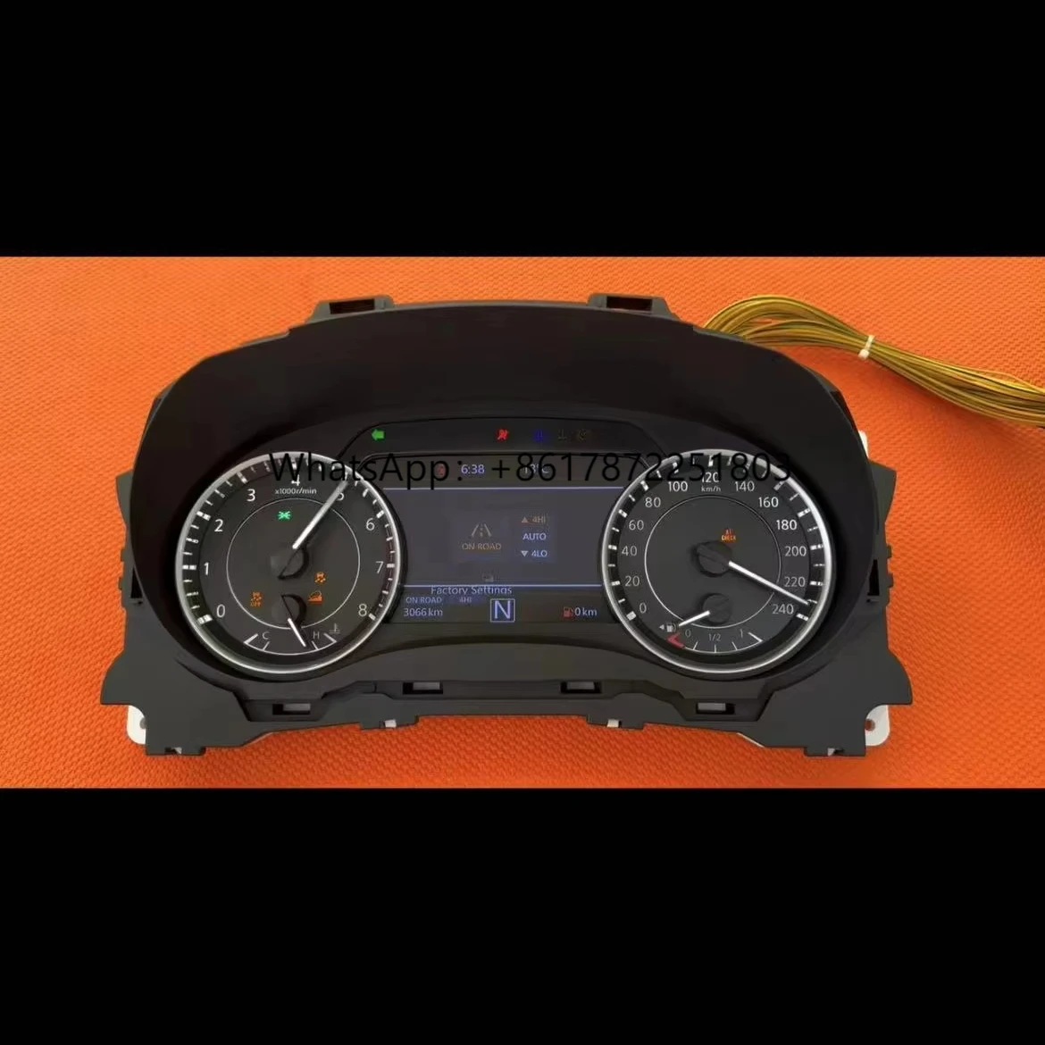 

12.3" LCD Digital Cluster Dashboard Car Auto Meter Speedometer Linux System for Patrol Y62 Mechanical Instruments