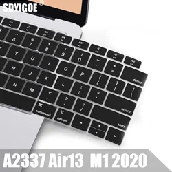 For Macbook Air13 M1 Chip Keyboard Cover Laptop Silicone Protective Film For Macbook A2337 13.3Air Keyboard Cases Release 2020