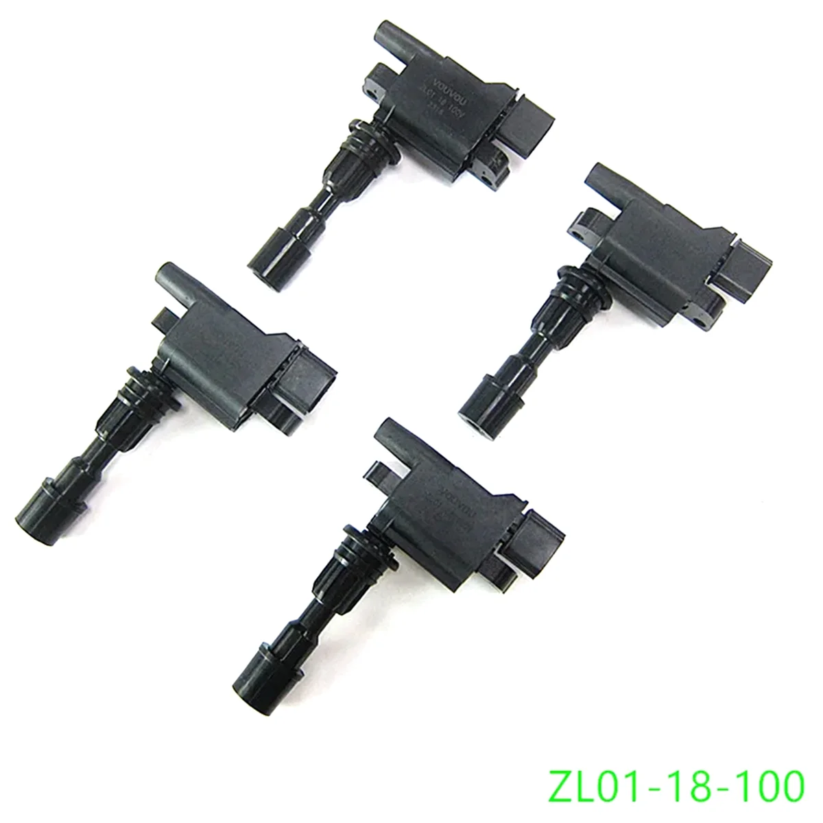 4PCS Ignition Coil for Mazda 323F 323S 1.5/1.6L 1998-2004 ZL01-18-100 ZL0118100 ZL01-18-100A