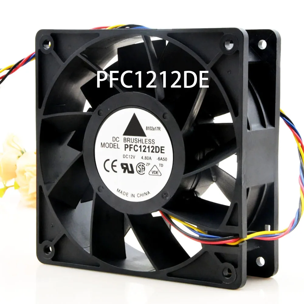 

Вентилятор охлаждения шкафа PFC1212DE 12VDC 4.80A 253CFM 120*120*38mm 4-контактный радиатор
