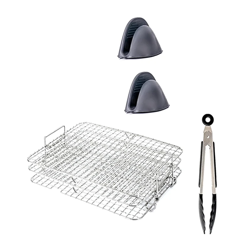 

AB53 Air Fryer Rack for Foodi Grill XL Air Fryer, Multi-Layer Dehydrator Rack Toast Rack Air Fryer Accessories