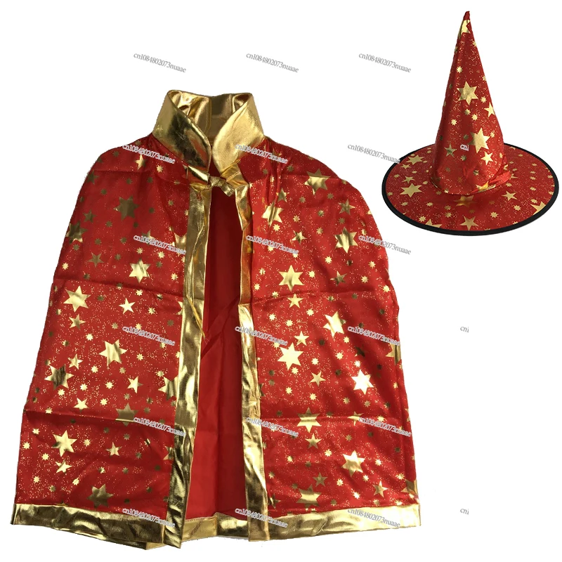 Children's Vampire Cloak, Witch Hat, Elf, Cosplay Props, Male and Female