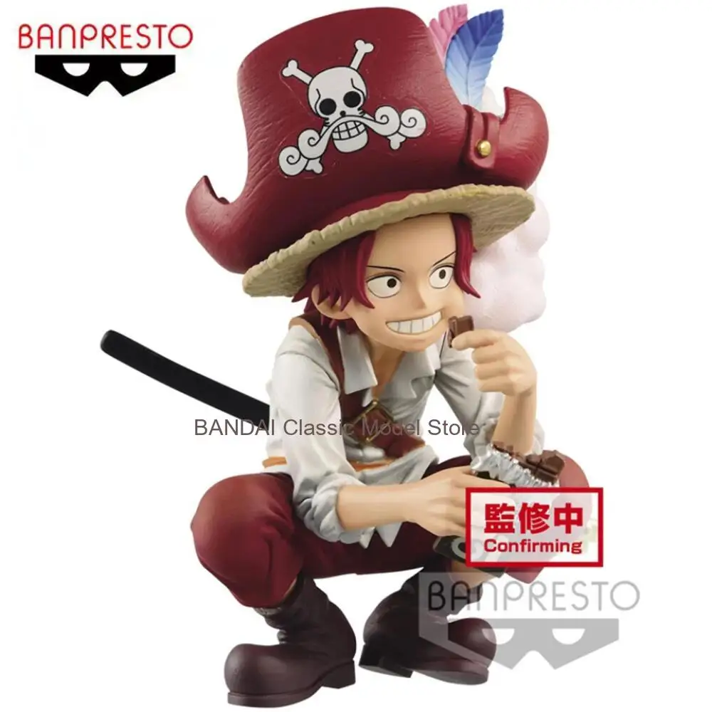 Figura de Ação em PVC do Shanks (Cabelo Ruivo) da Versão Japonesa Original BP DXF One Piece Vol.1 para Meninos