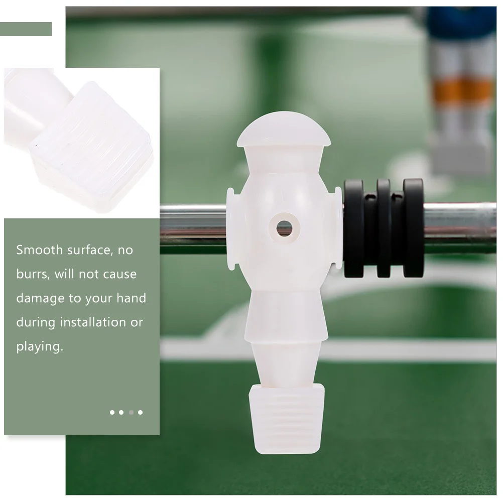 

5Pcs Foosball Machine Accessories Sturdy Durable Easy Install Beautiful Appearance Practical Foosball Player Table Soccer Player