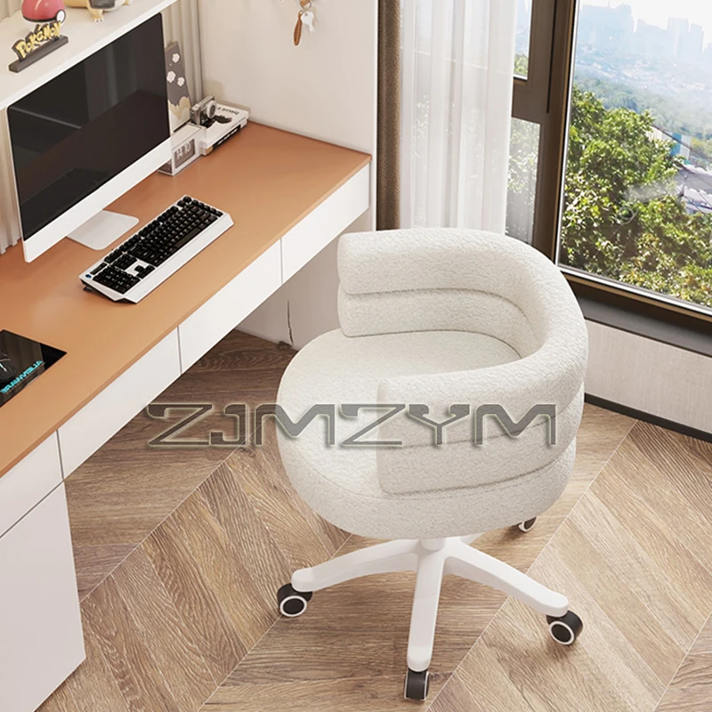كرسي غرفة المعيشة دراسة الكمبيوتر كرسي رفع مسند الظهر كرسي التجميل الدوار غرفة نوم الغرور كرسي امبسوول