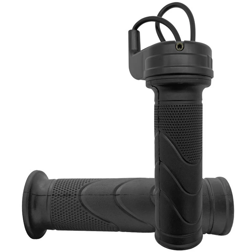 Universele Half-draai Gashendel Voor E-bike – 12-72V, Rubberen Grip, Waterdichte Connector (set Met 3 Stuks)