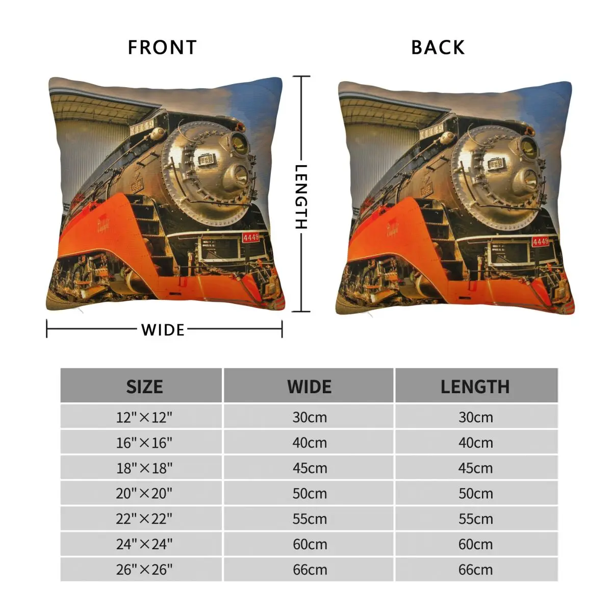 Southern Pacific 4449 Daylight Square Pillowcase Polyester Linen Velvet Pattern Zip Decor Bed Cushion Cover 45x45