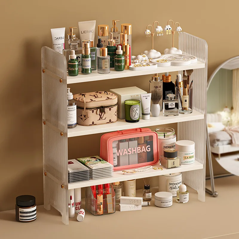 

Многофункциональная настольная полка для косметики, многоярусная полка для хранения и организации, многоуровневая полка для хранения