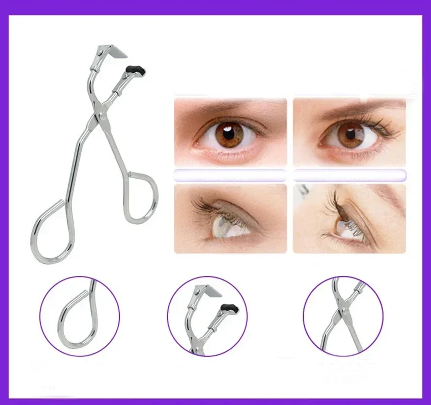 

1pcs Stainless Steel Eyelash Curler Makeup Tool Mini Part of Eye Lash Curling Applicator Natural Eyelash Curly Cosmetic Clip