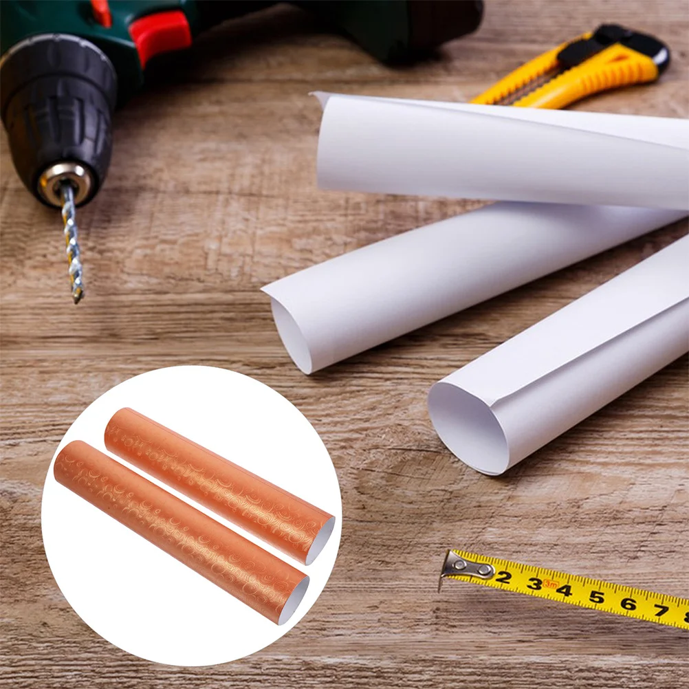 2 قطعة أنابيب تخزين الملصقات القابلة للتوسيع طول قابل للتعديل حامل المستندات الصلبة للعمل الفني مخطوطات الخط صياغة الرسم #1