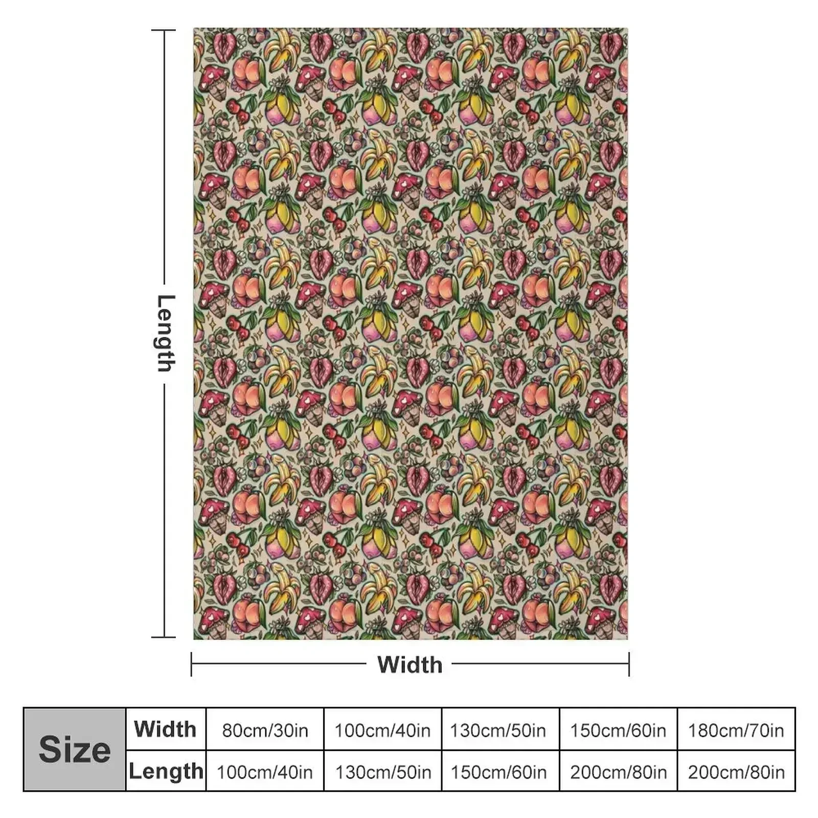 Forbidden fruits (shiratwig) Throw Blanket Hairys Hair Luxury St Retros Single Bed Fashionable Blankets