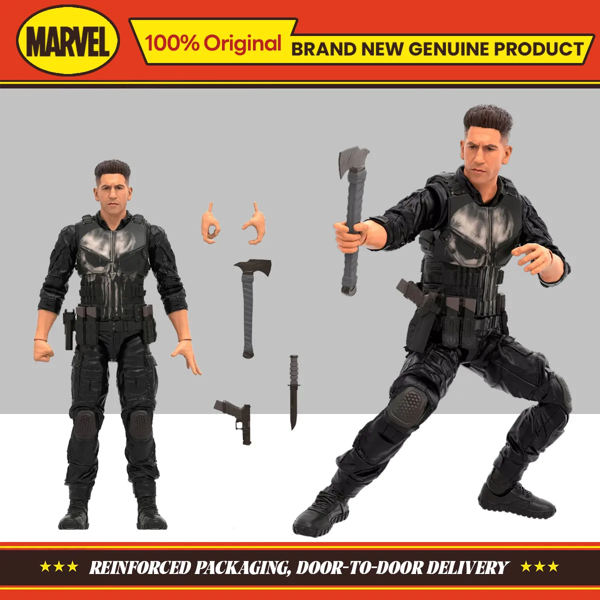 Hasbro Marvel Legends Series Daredevil: Born Again Каратель 15 см Коллекция фигурок Оригинальные игрушки Модель Орнамент Подарки