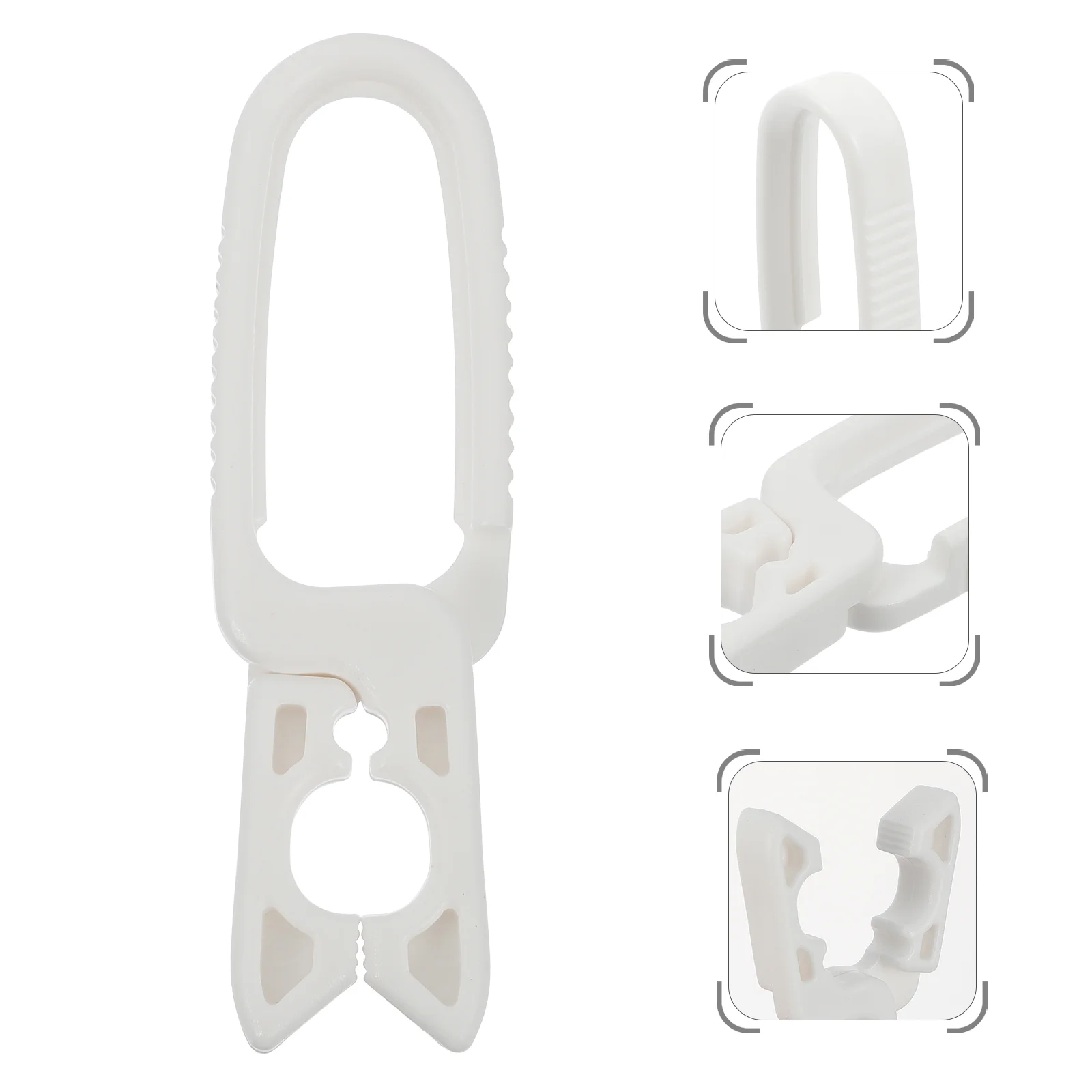 

24 Pcs Clothespin Home Clothing Drying Clip Hanging Rack Peg Windproof Hangers Socks Fixing Clamps Outdoor