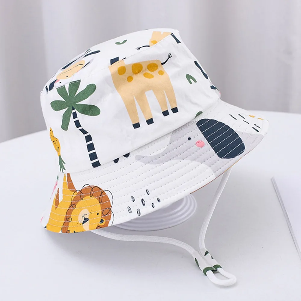 

Летняя детская панама с защитой от ультрафиолета, дышащая быстросохнущая детская рыбацкая шляпа, легкая шляпа с мультяшным принтом для мальчиков и девочек