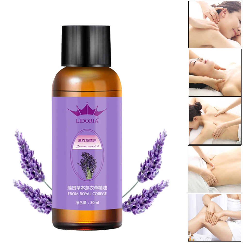 Lavender Essential Oil 30ml Plant Essential Oil Ginger Oil Body Massage Thermal Body Oil For Scrape Therapy SPA Relieve Stress