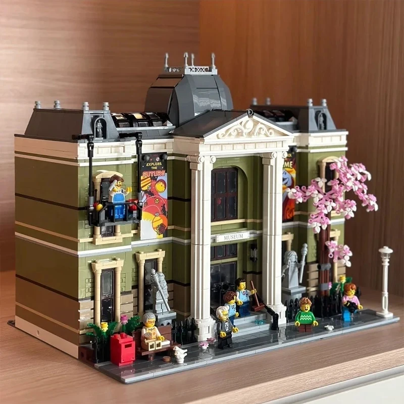 2025 New Natural History Museum compatible with 10326 set architectural street view building block toy children's gift