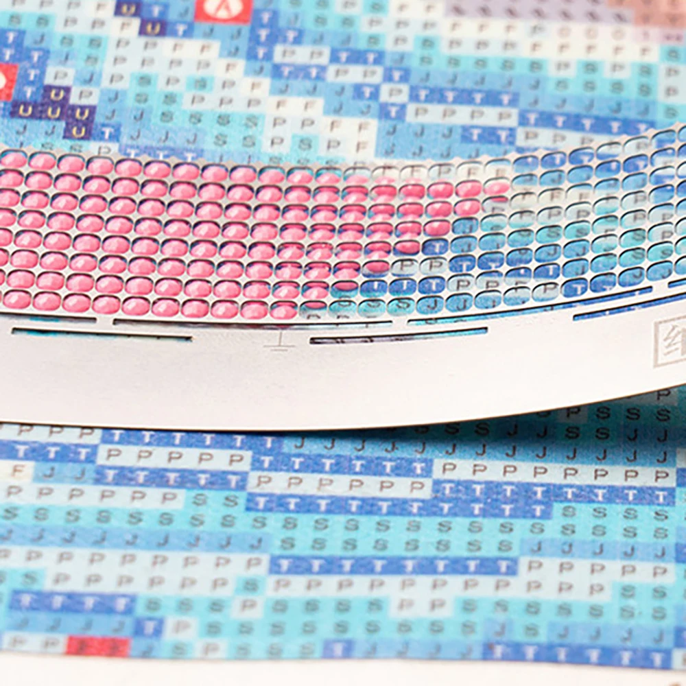 1PC 216 400 699 800 Holes Stainless Steel Diamond Painting Ruler Mesh Ruler 5D Diamond Drawing Ruler