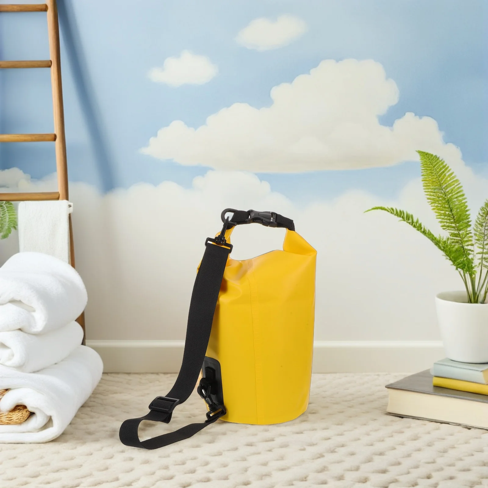 

5L Waterproof Bag PVC Heavy Duty Dry Bag Adjustable Shoulder Strap Kayaking Hiking Boating Camping Outdoor Waterproof Backpack