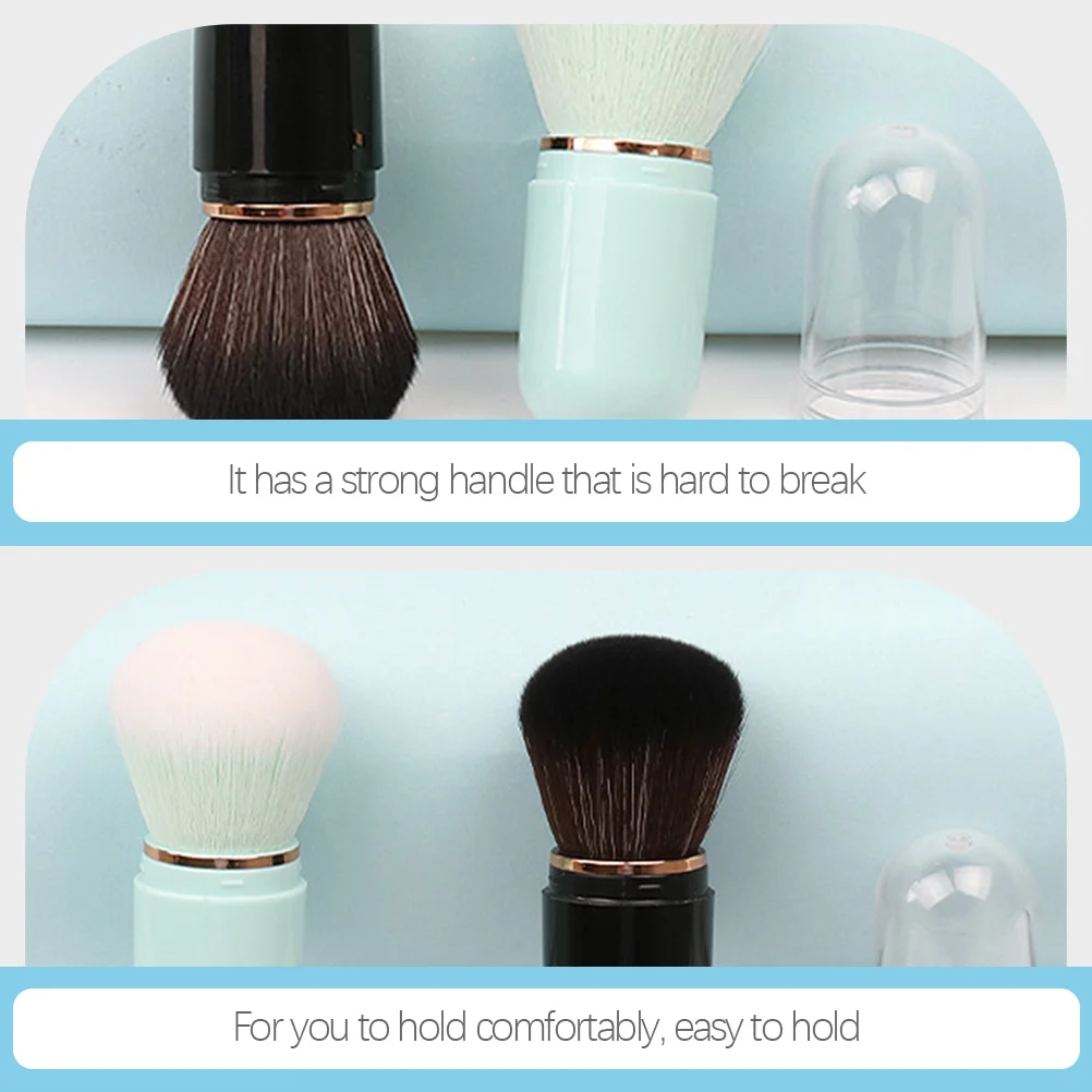 Makeup Brishes Capsule Brush Conjunto de acessórios Profissional Retrátil Esticável Pó Viagem