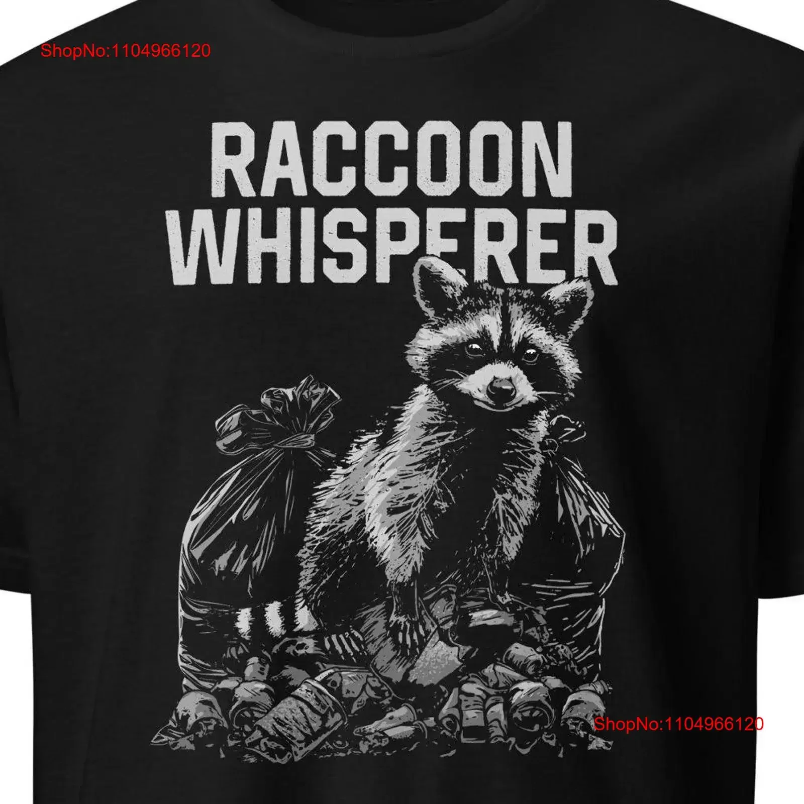 

Raccoon T Shirt Funny Whisperer Trash Panda For Kids Street CaT Her Him Feral Animal Garbage vintage Washed graphic Unisex Soft