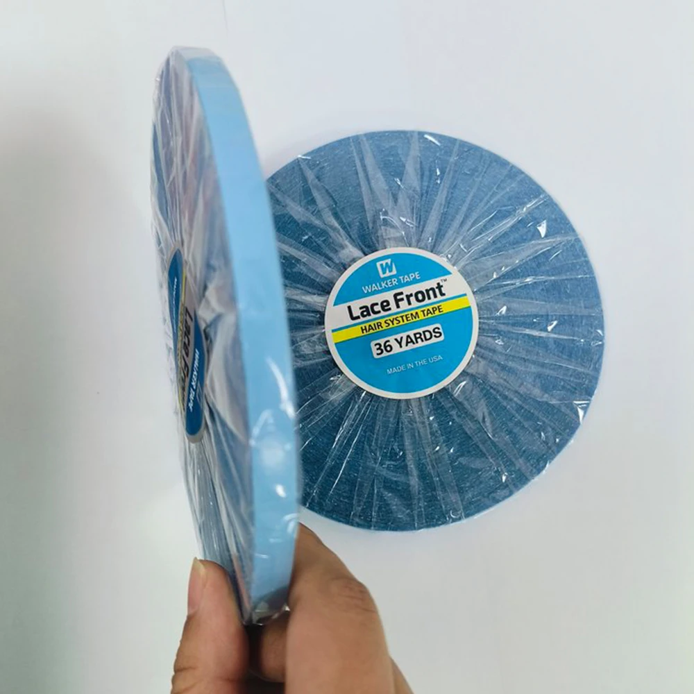 36 jardów 0,8 cm/rolka Ultra Hold samoprzylepna koronkowa peruka taśma cena hurtowa najlepsza jakość koronkowa peruka klej taśma do włosów do peruk