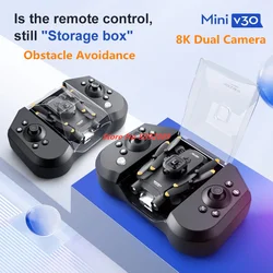 Mini Drones with 6K 8K HD Camera 8K Obstacle Avoidance Drone Optical Flow Positioning Foldable RC Quadcopter Toy Kid Toys Gifts