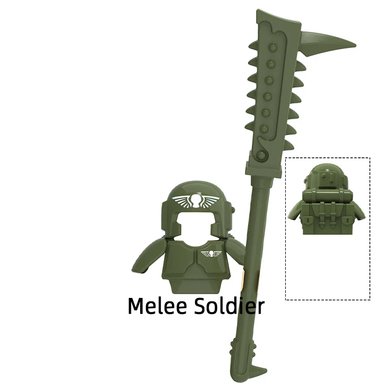 The Modern Heavily Armed Engineering Melee Assault Soldier Commander Signal Corps Model Blocks MOC Bricks Set Gifts Toys KT1037