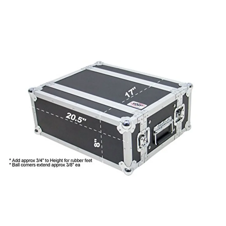 حافظات OSP ATA Road Case 4-Space Effects Rack 10 Deep RC4U-10